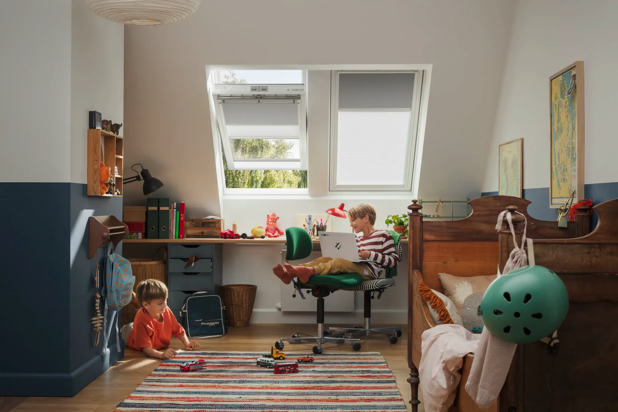 Store VELUX® sur fenêtre de toit